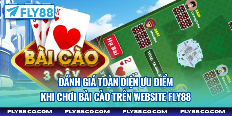 Đánh giá toàn diện ưu điểm khi chơi bài cào trên website Fly88
